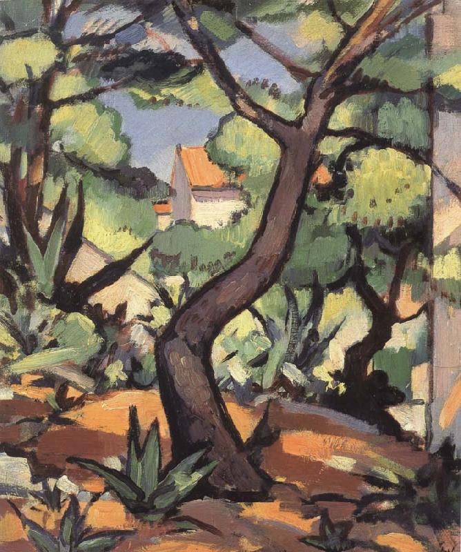 Samuel John Peploe Landscape at Cassis